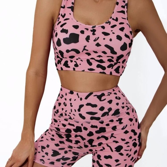 Leopard print workout set - Picture 1 of 1